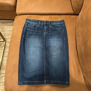 Long denim skirt size 27